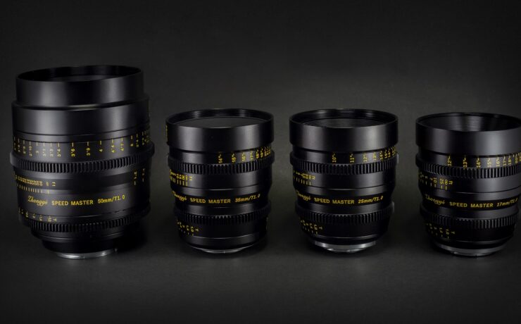ZY Optics Releases Four Mitakon Speedmaster T1.0 Cinema Lenses
