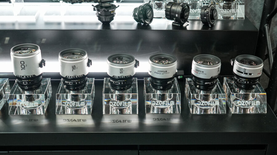 DZOFILM PAVO 2x anamorphic lens series