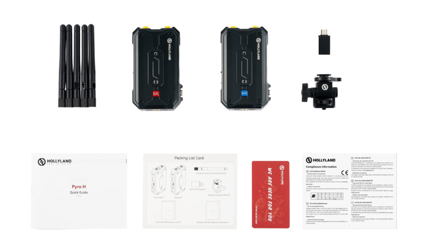 The Pyro H HDMI system package.