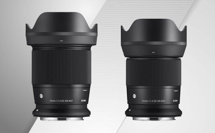 Lanzan los SIGMA 16mm F1.4 DC DN | Contemporary y 23mm F1.4 DC DN | Contemporary para montura Canon RF