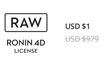El DJI Ronin 4D Baja de Precio - La licencia RAW ahora cuesta $1 en lugar de $979
