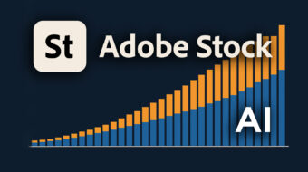 Inundación de IA en Adobe Stock - Casi la mitad de las imágenes ahora son generadas por IA