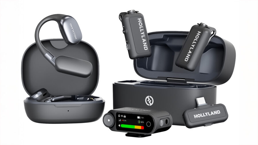 Hollyland LARK MAX 2 ultimate combo with transmitters, dual receivers and charging case